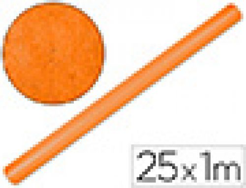 Papel kraft liderpapel rolo laranja forte 25x1 mt 65 gr , Liderpapel , 63743 , 8423473637436